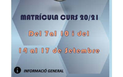 MATRICULA 20/21 COVID19 INFORMACION